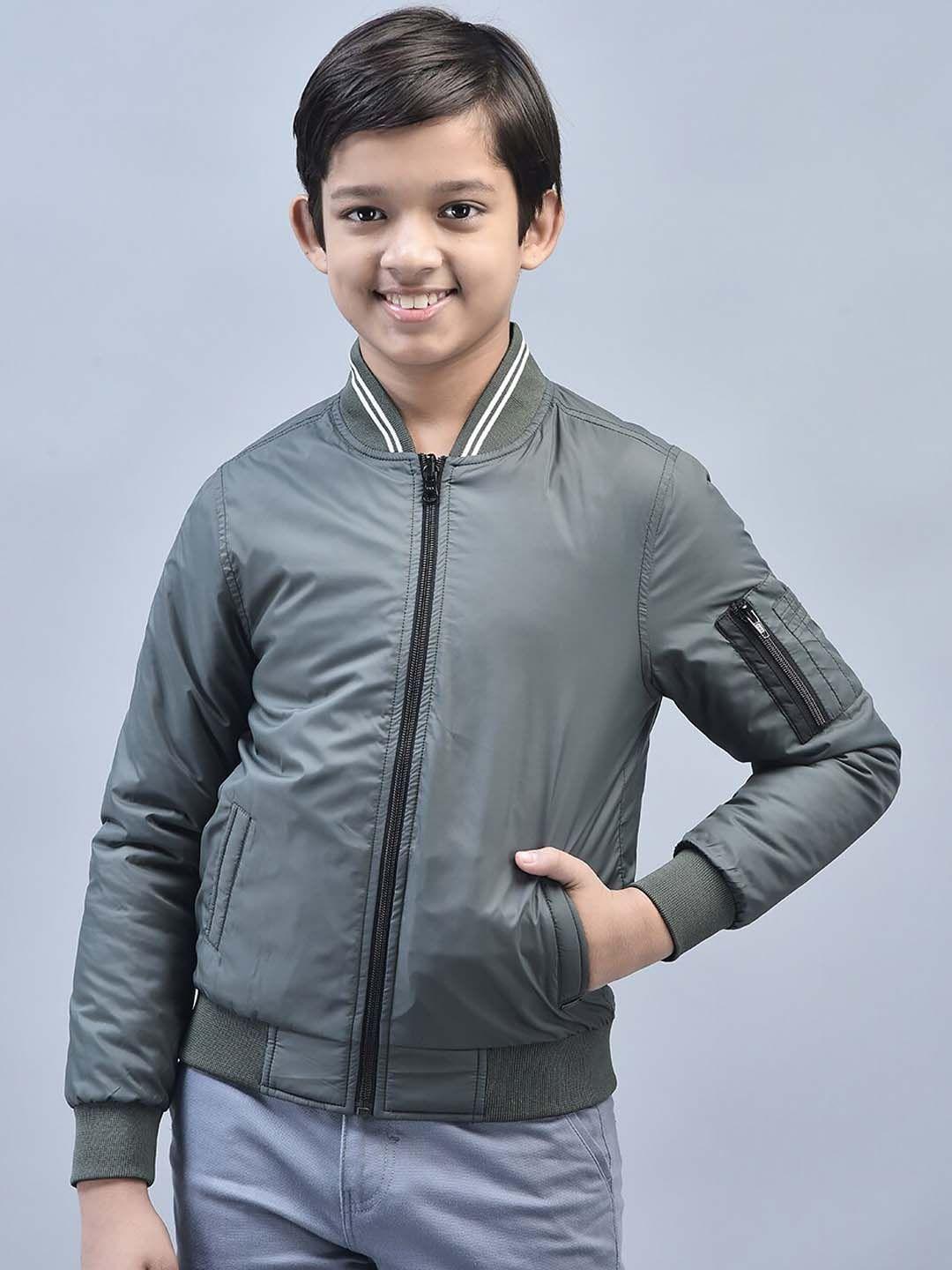 crimsoune club boys stand collar lightweight bomber jacket