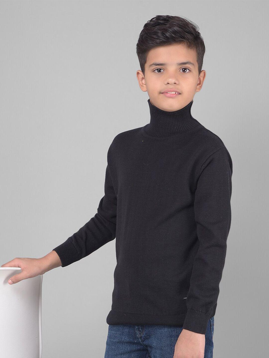 crimsoune club boys turtle neck pure cotton pullover