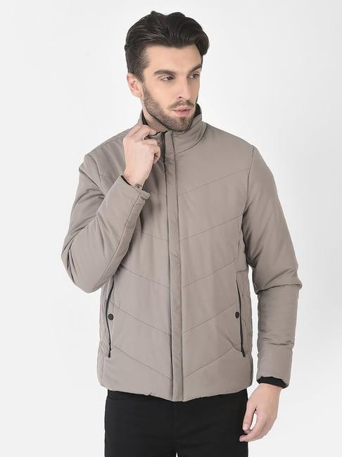 crimsoune club dark beige regular fit jacket