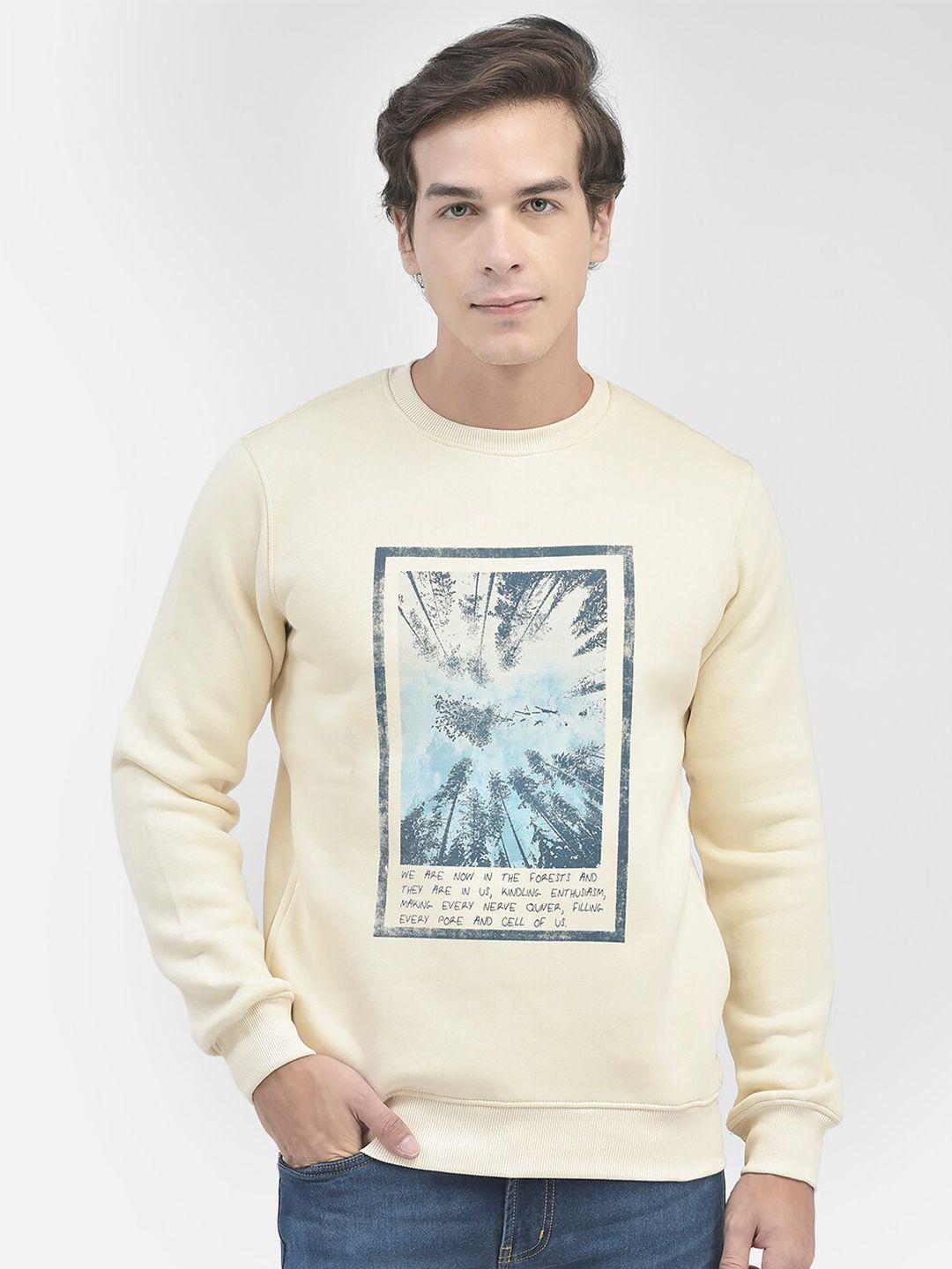 crimsoune club graphic printed pullover