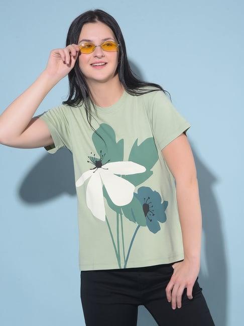 crimsoune club green printed t-shirt