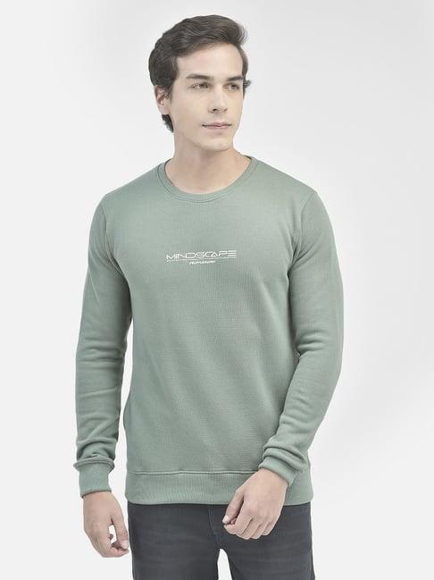 crimsoune club green regular fit sweatshirt