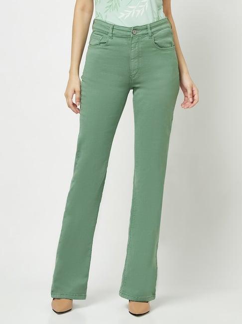 crimsoune club green relaxed fit bootcut jeans