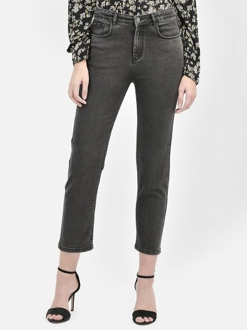 crimsoune club grey blended mid rise jeans