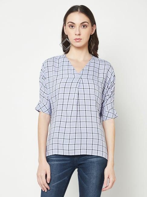 crimsoune club grey printed top