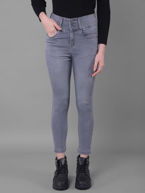 crimsoune club grey skinny fit mid rise jeans