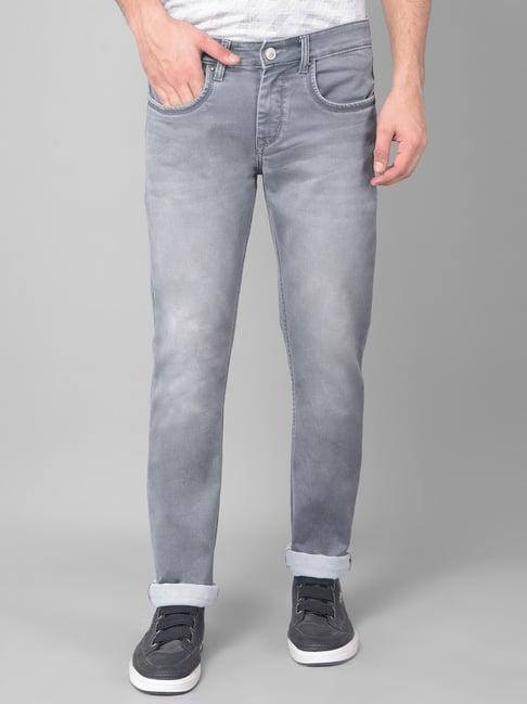 crimsoune club grey slim fit lightly washed jeans