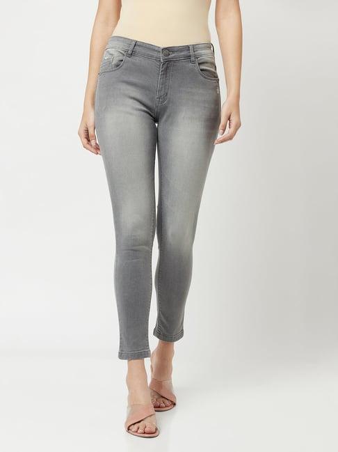 crimsoune club grey super skinny fit mid rise jeans
