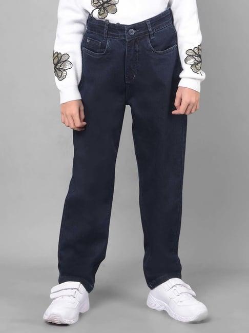 crimsoune club kids blue relaxed fit jeans