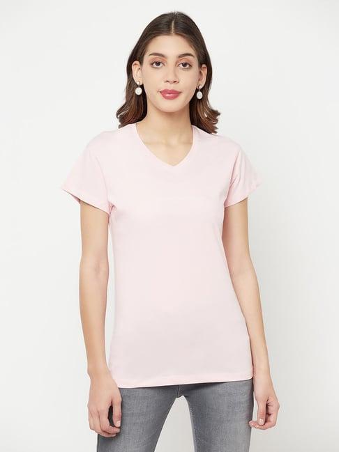 crimsoune club light pink graphic print t-shirt