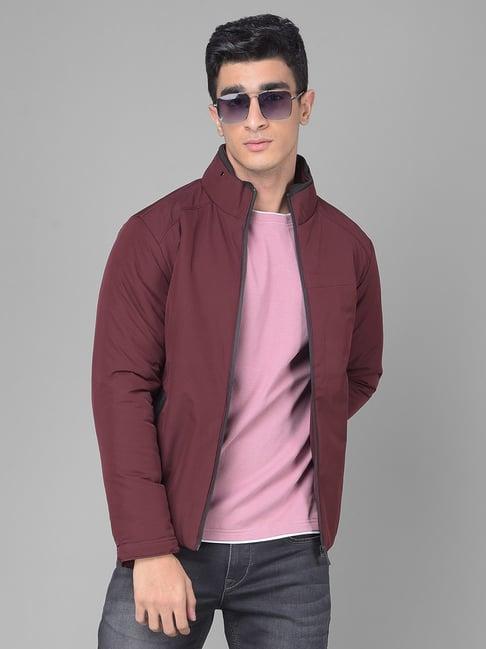 crimsoune club maroon regular fit jacket