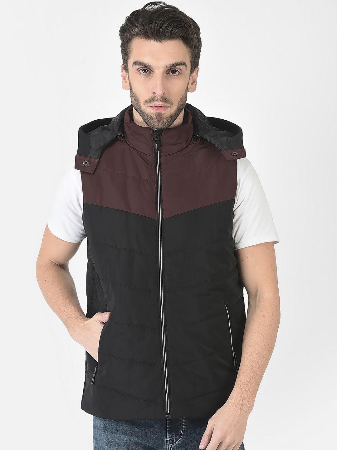 crimsoune club men colourblocked padded jacket