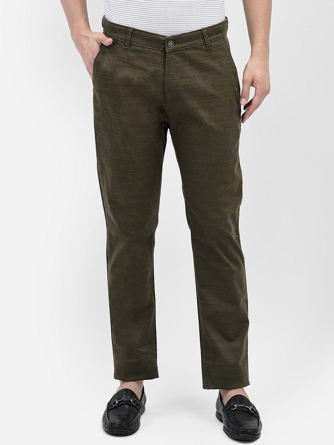 crimsoune club men mid-rise slim fit chinos