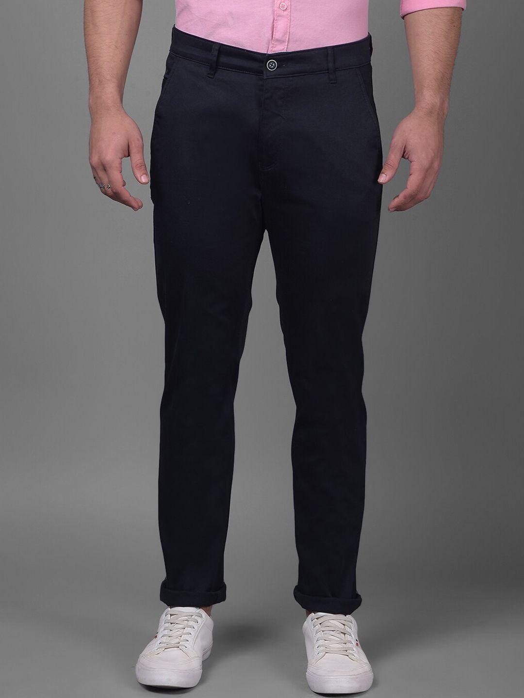 crimsoune club men original fit mid-rise cotton trousers