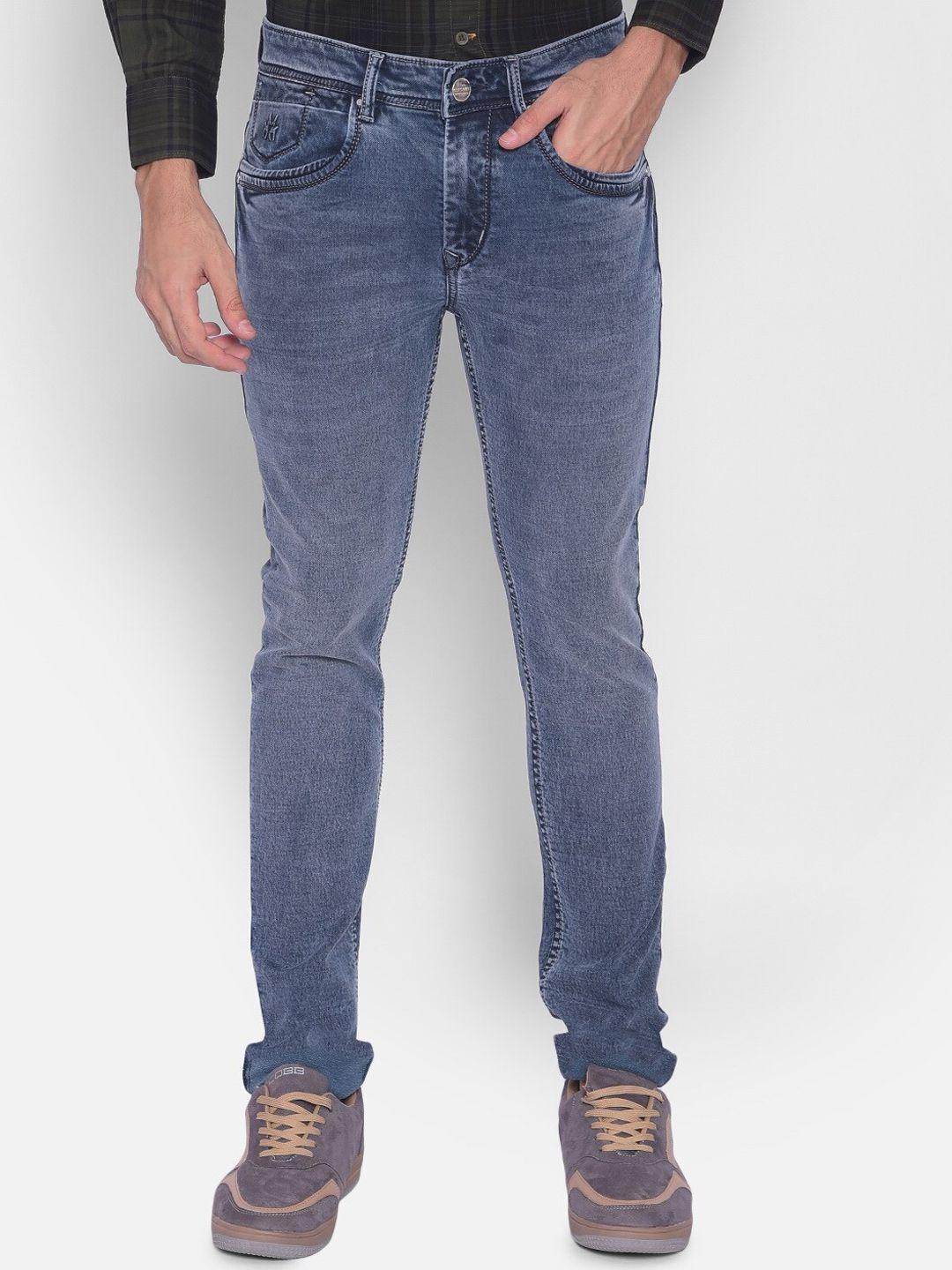 crimsoune club men slim fit heavy fade comfort stretchable jeans
