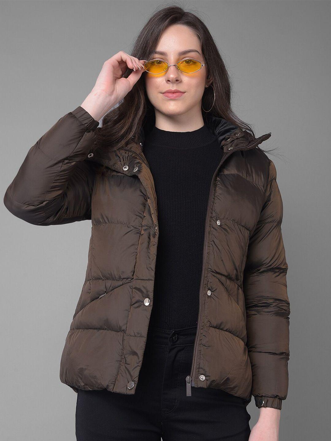 crimsoune club mock collar puffer jacket