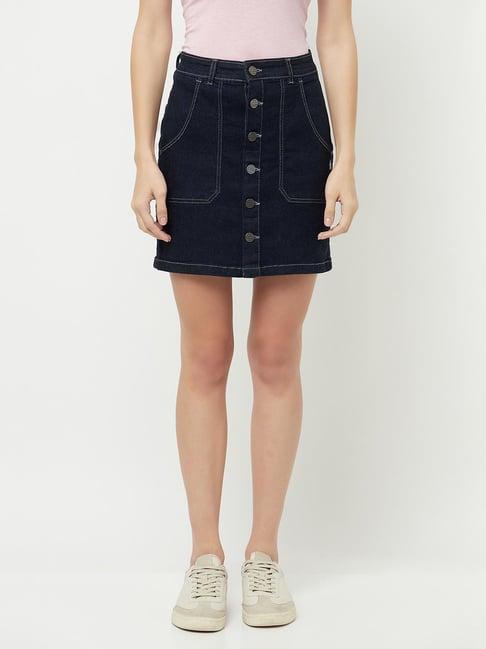 crimsoune club navy skirt