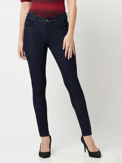 crimsoune club navy super skinny fit mid rise jeans