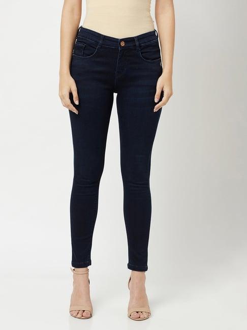 crimsoune club navy super skinny fit mid rise jeans