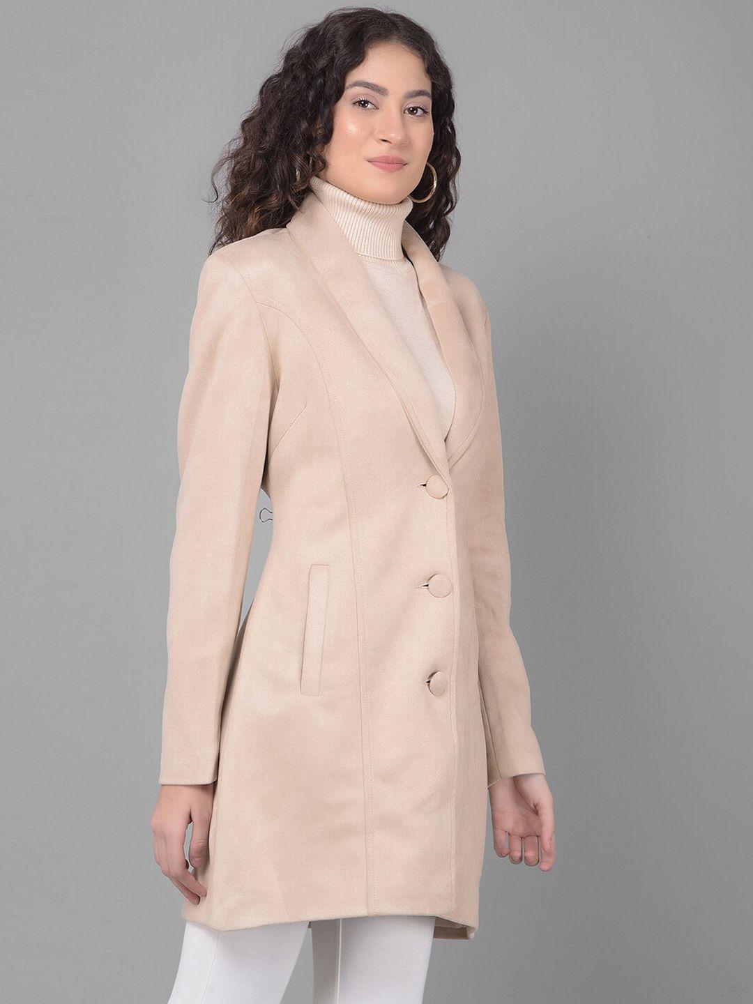 crimsoune club notched lapel collar single-breasted overcoat