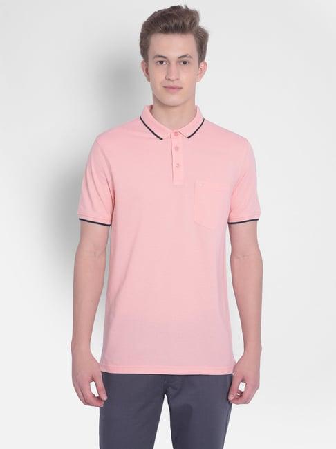 crimsoune club pink slim fit polo t-shirt