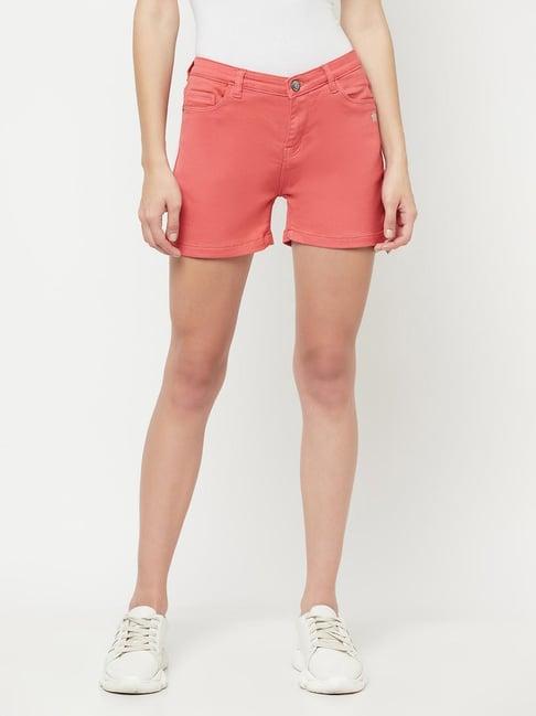 crimsoune club pink slim fit shorts