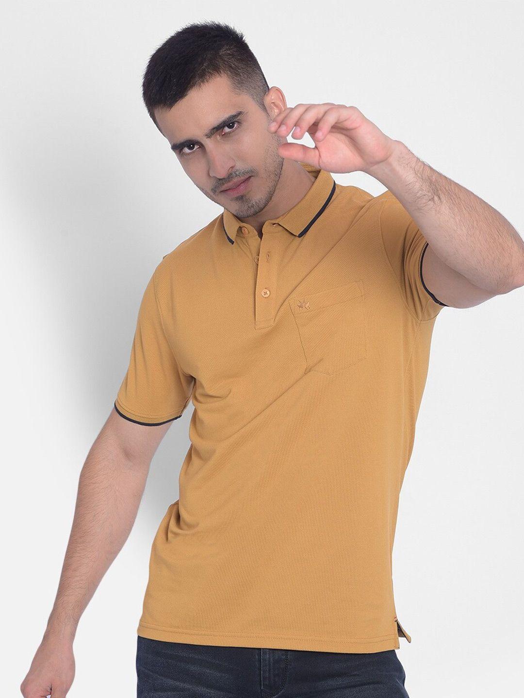 crimsoune club short sleeves polo collar pocket slim fit t-shirt