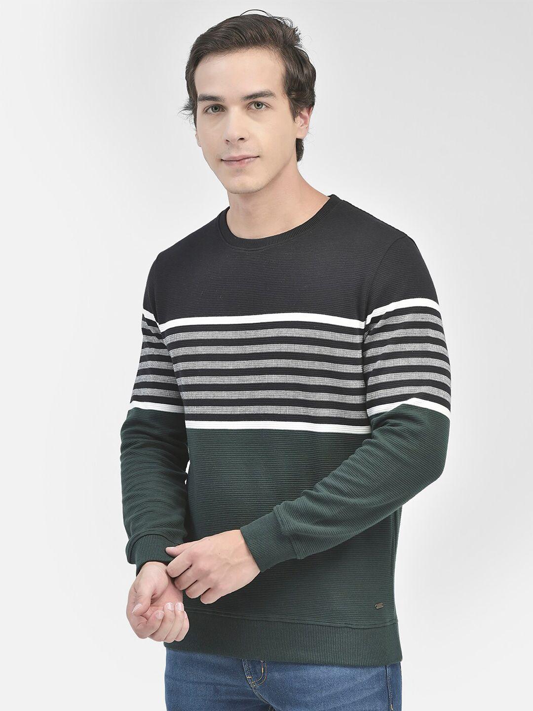 crimsoune club striped long sleeves pullover