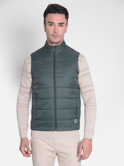 crimsoune club teal regular fit puffer jacket