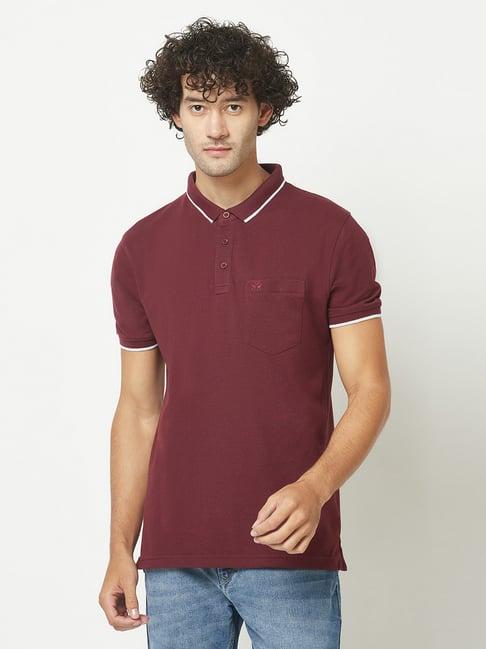 crimsoune club wine regular fit polo t-shirt