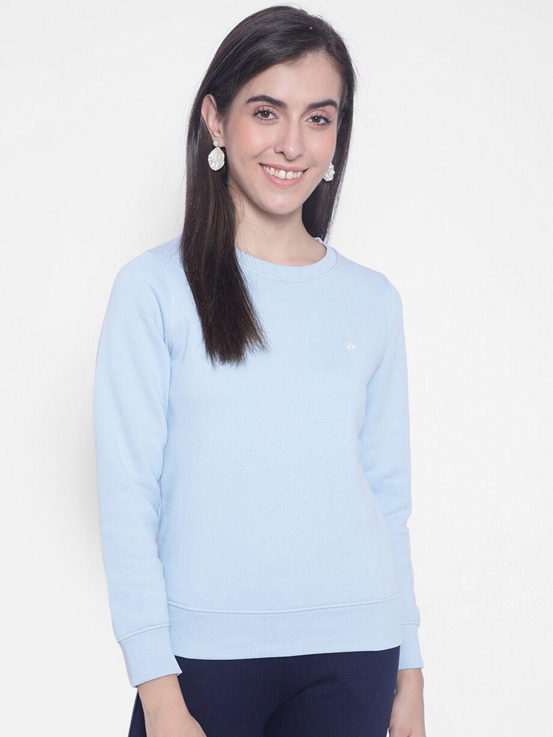 crimsoune club women blue sweatshirt