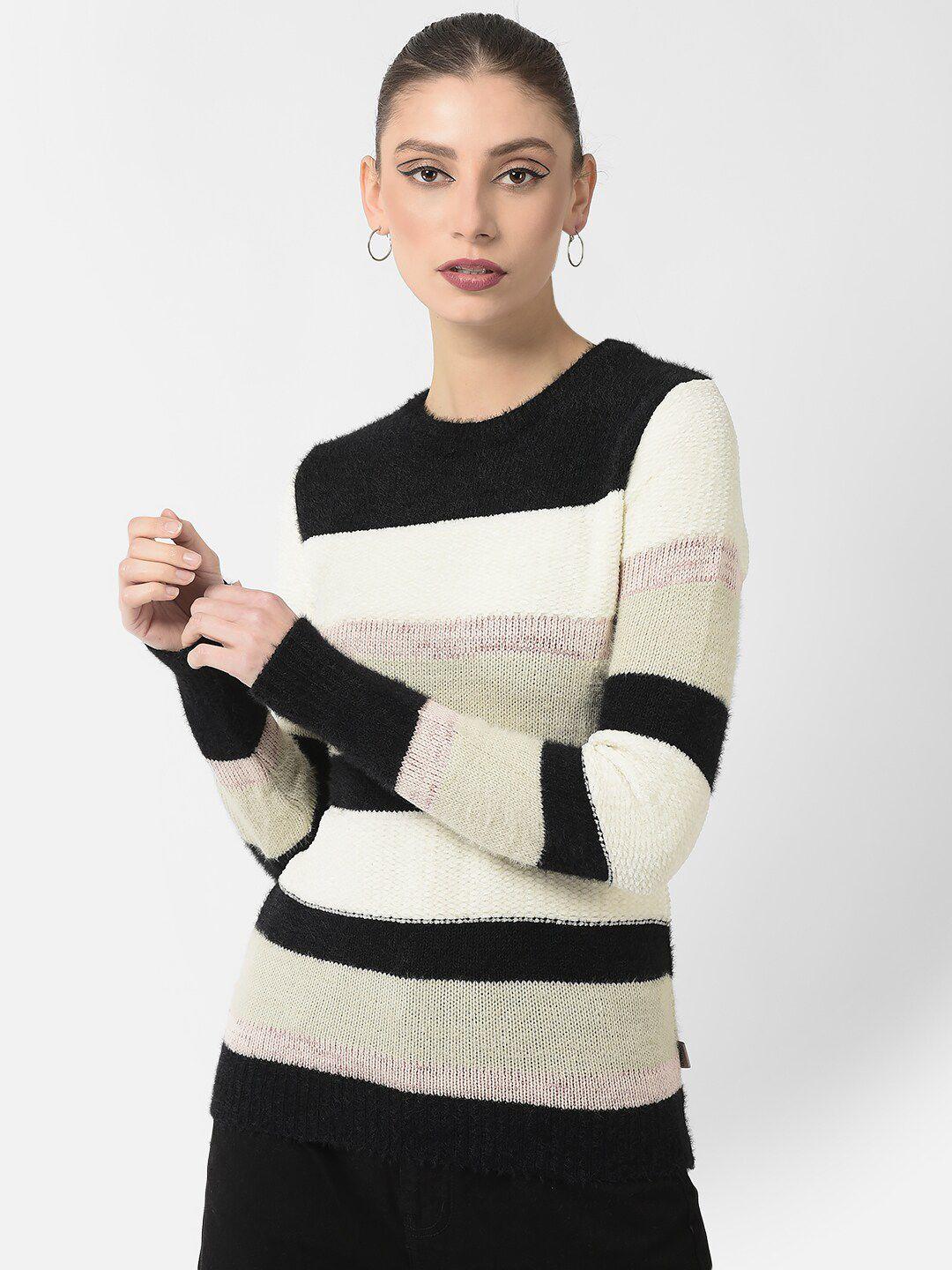 crimsoune club women colourblocked pullover