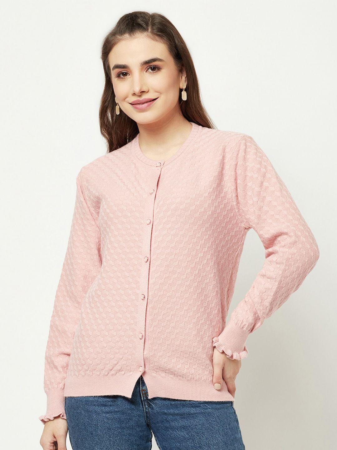 crimsoune club women pink cardigan