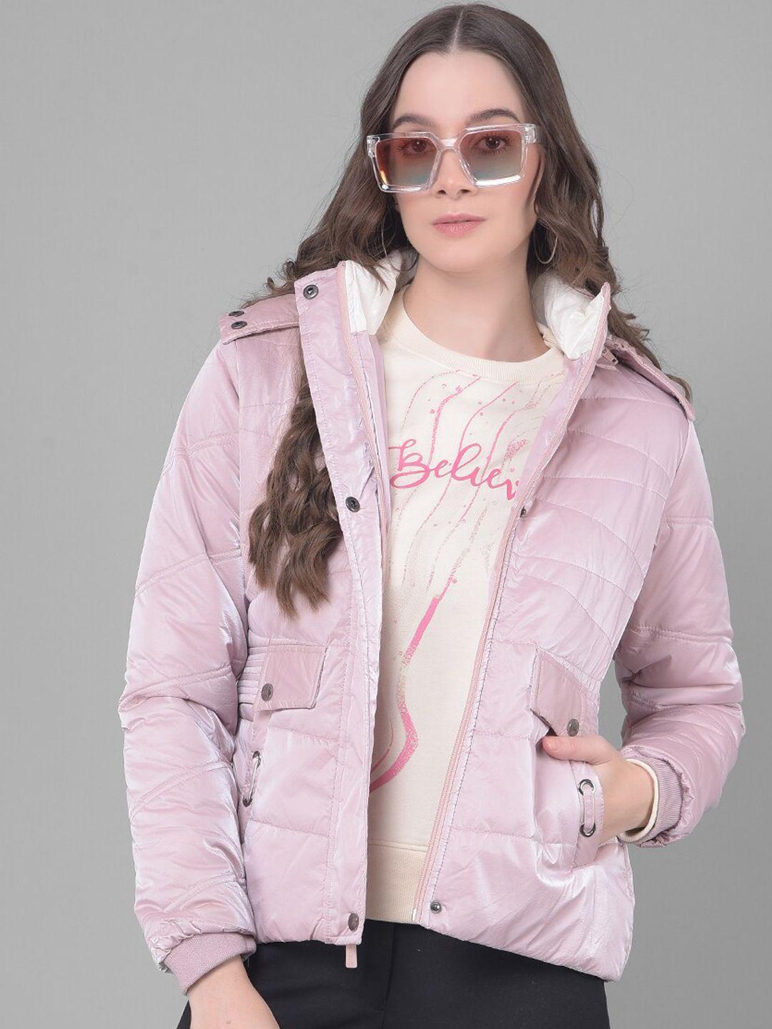 crimsoune club women pink lightweight puffer jacket