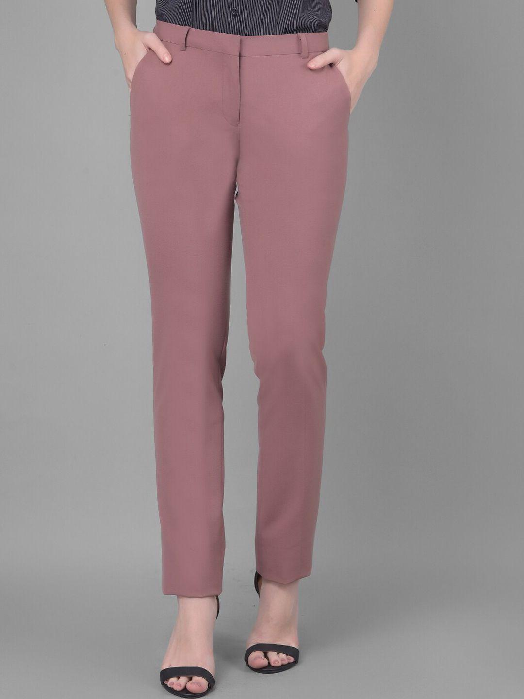 crimsoune club women slim fit formal trousers