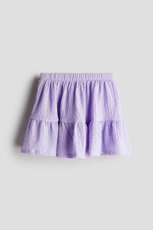 crinkled jersey skirt