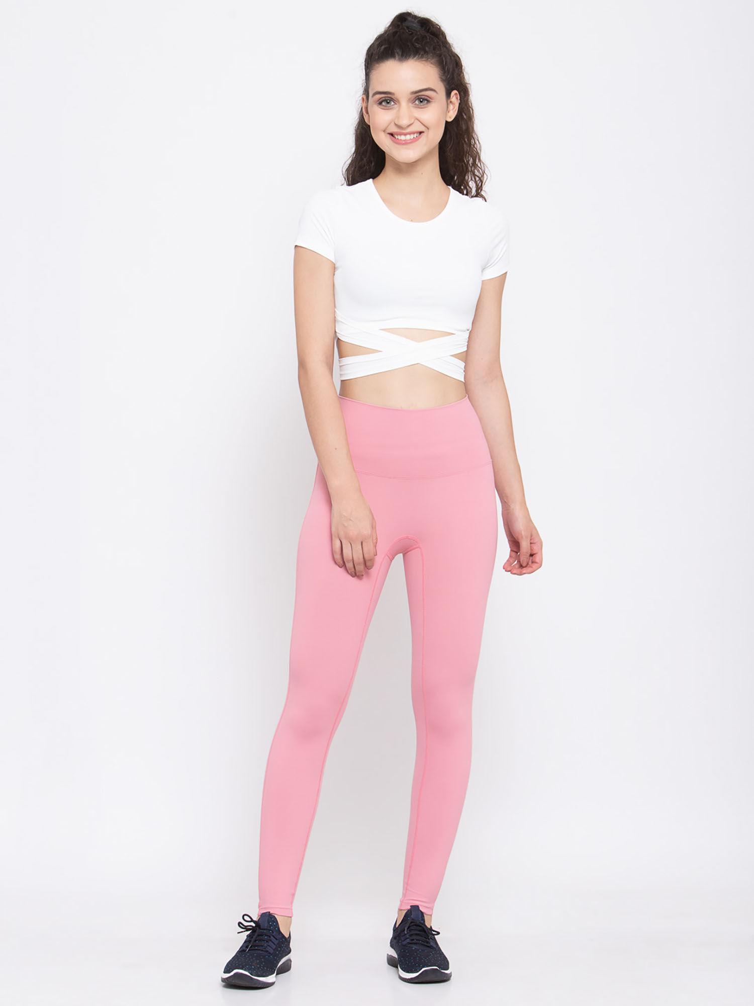 criss cross crop top with legging yoga (set of 3)