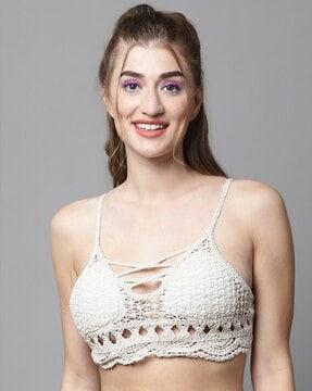 crochet bralette bra