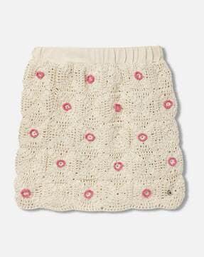 crochet straight skirts