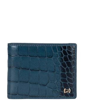crocs pattern bi-fold wallet