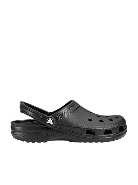 crocs unisex classic black clogs