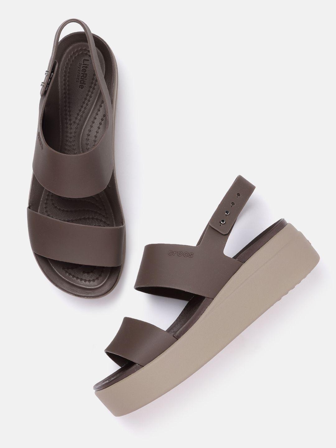 crocs-women-brown-solid-flatform-heels