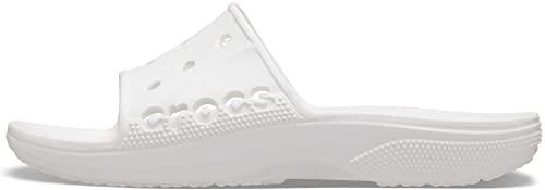 crocs baya white slide-(208215-100)-11 uk men (m12)