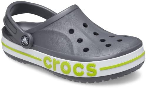 crocs bayaband clog sgy/lipslate grey/lime punch(205089-0gx-m9w11) uk size 8