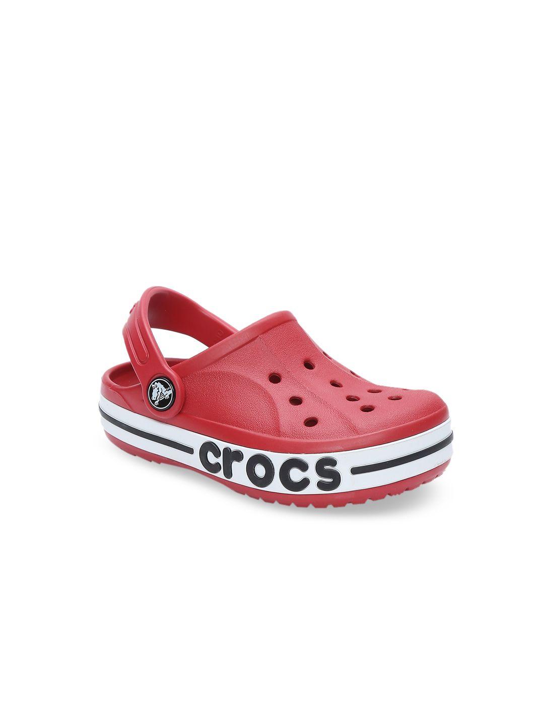 crocs boys red bayaband sandals