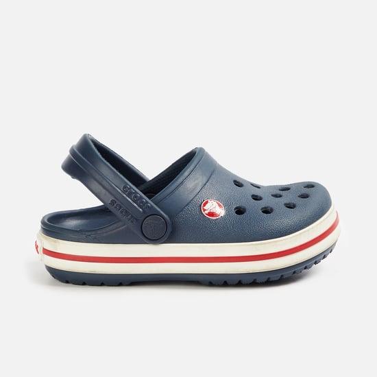 crocs boys solid perforated clog sandals