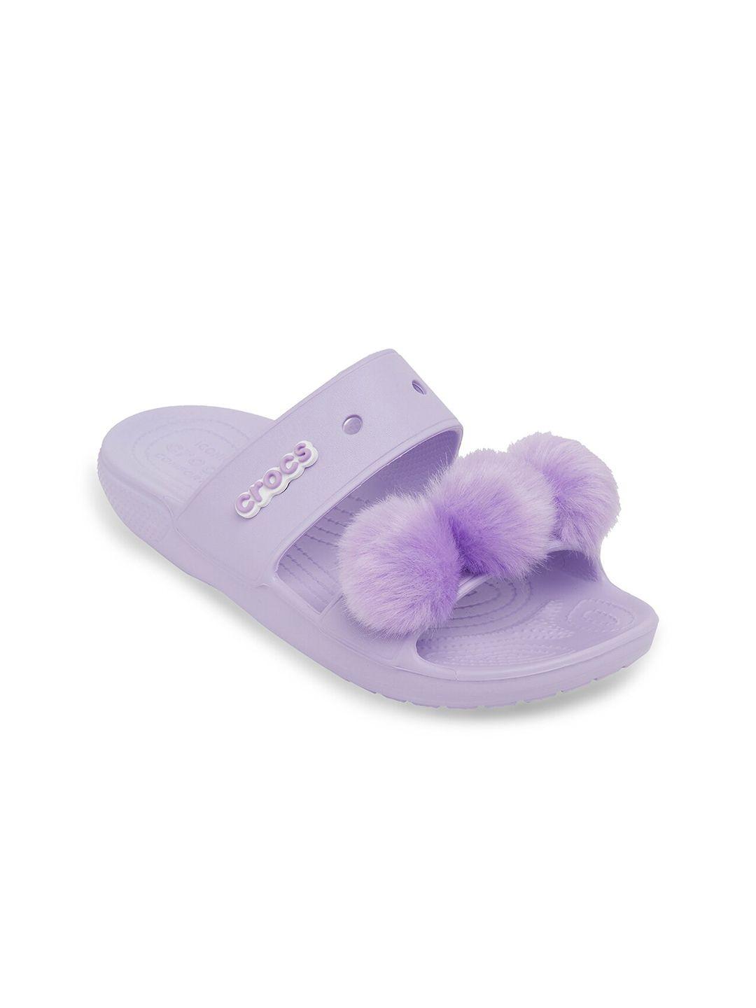 crocs classic unisex purple comfort sandals