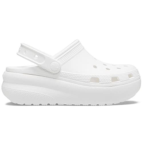 crocs clscutiecg white unisex-child clogs