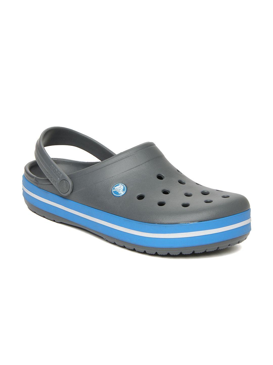 crocs crocband  unisex grey crossband clogs