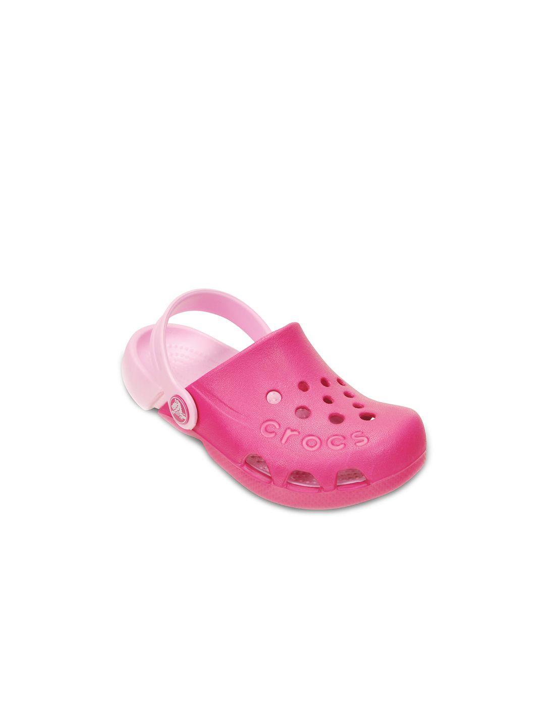 crocs electro  girls pink clogs